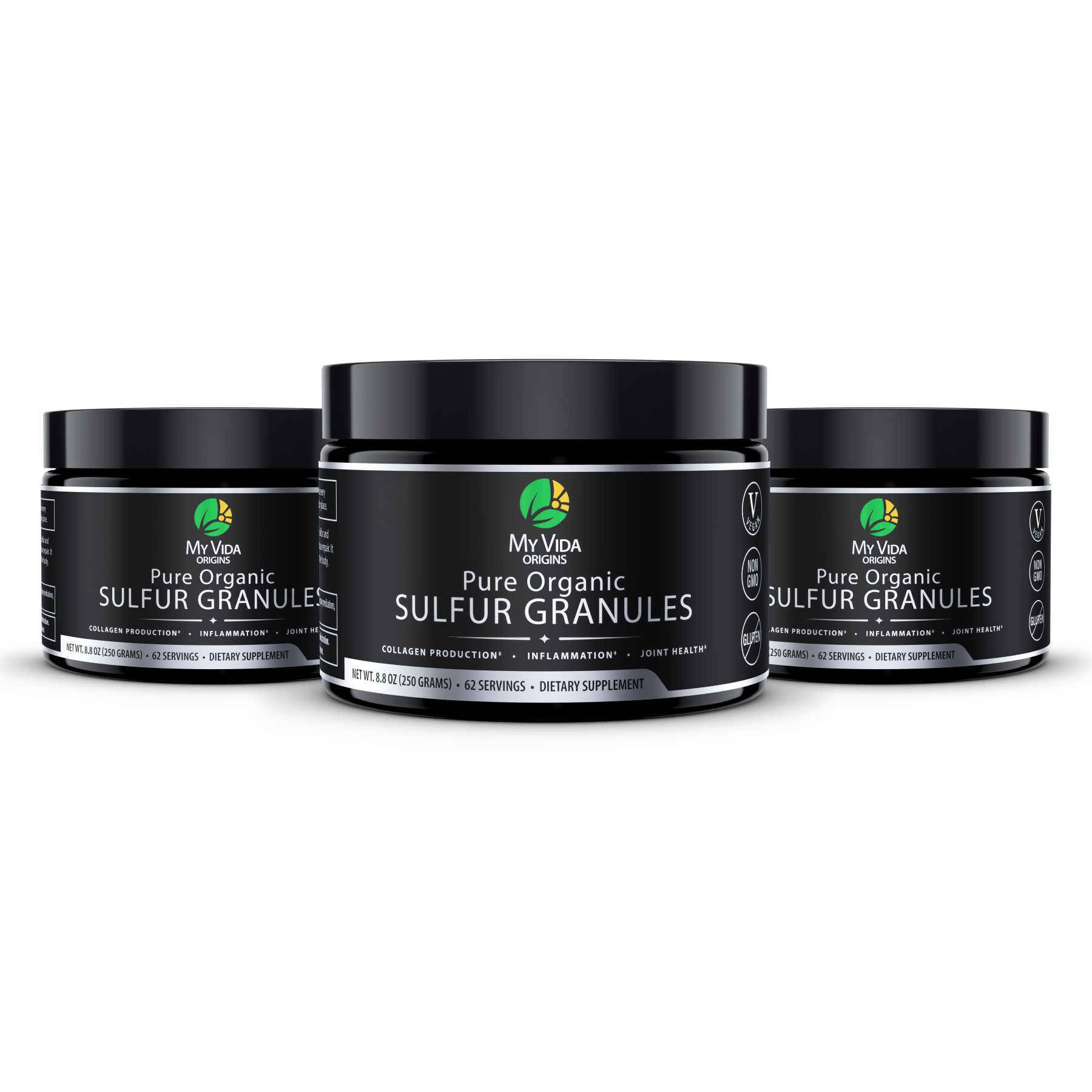 Organic Sulfur Granules Trio