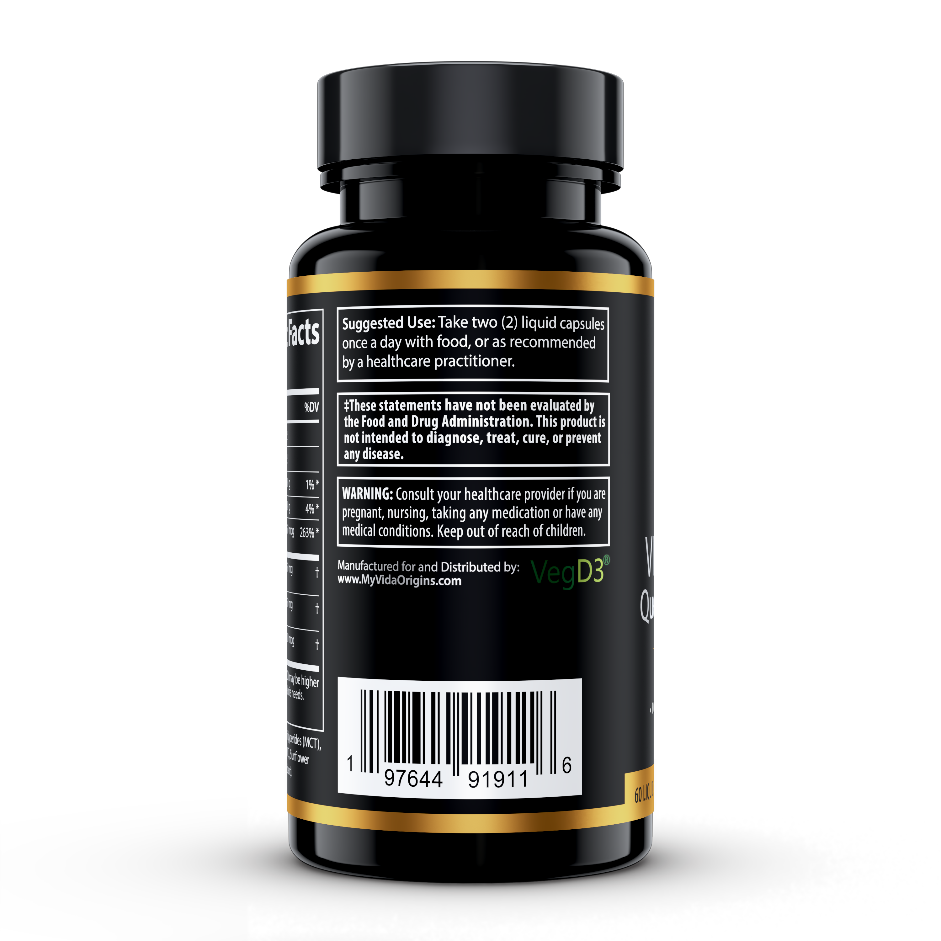 Vitamin D3 + K2