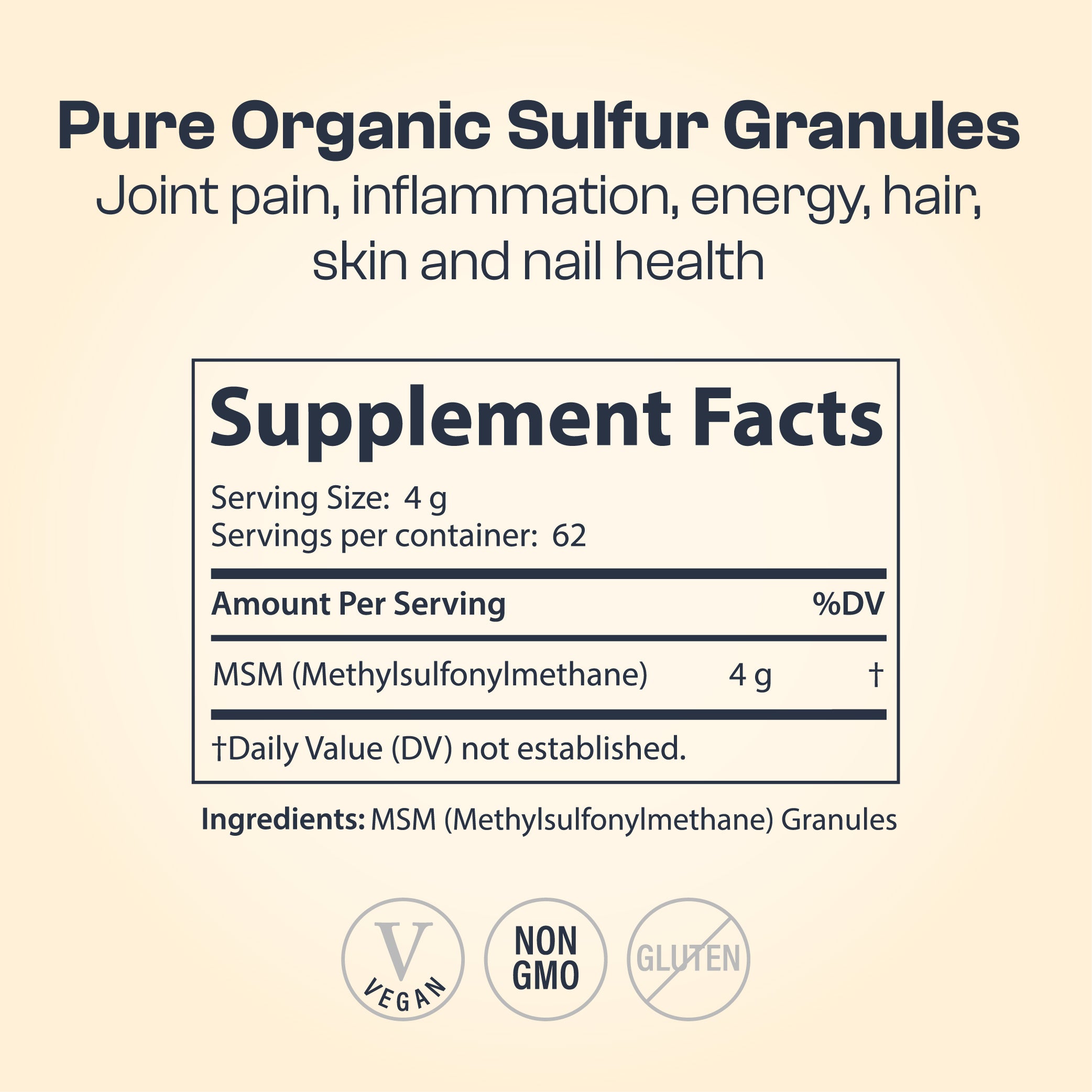 Organic Sulfur Granules