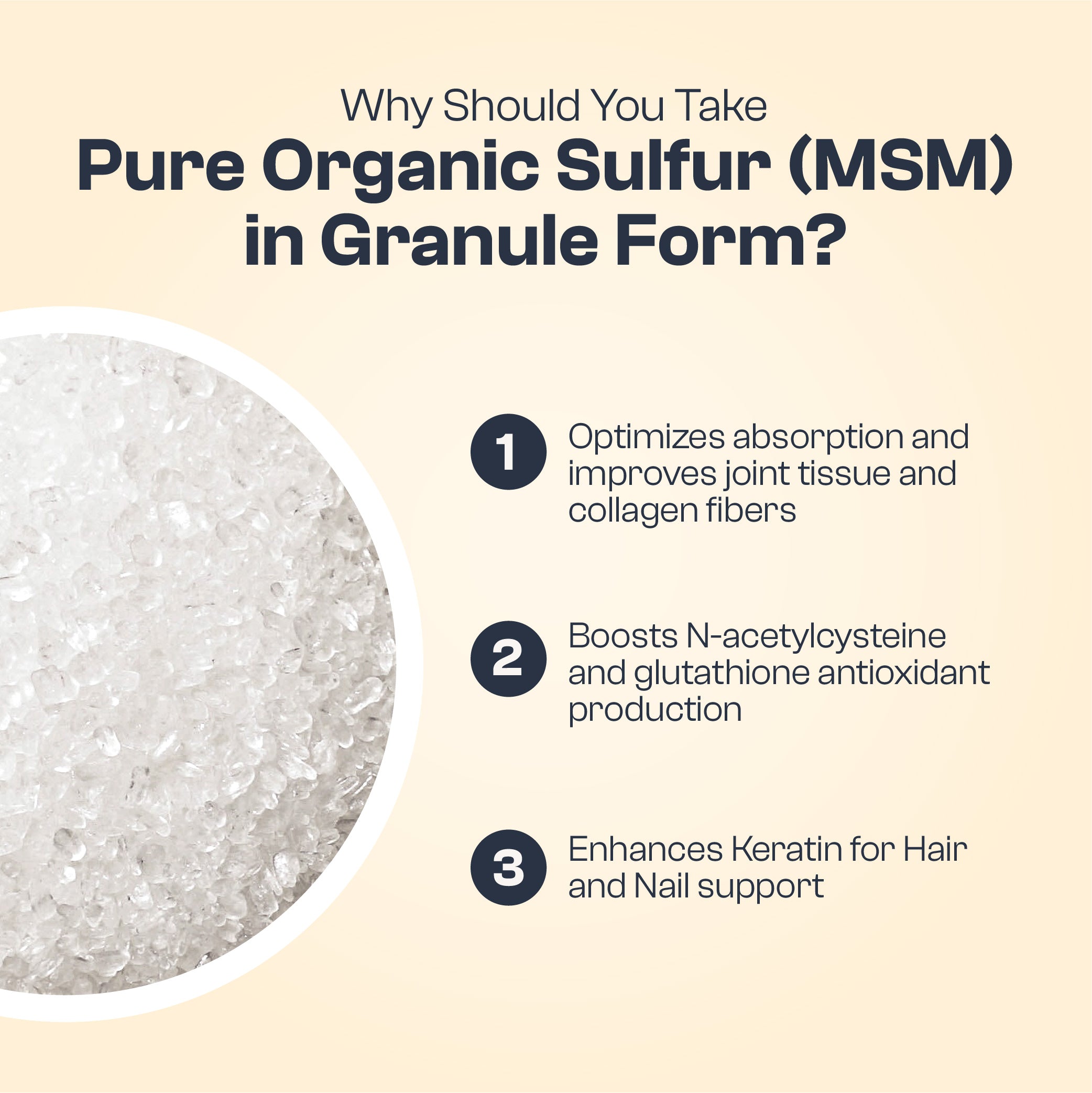 Organic Sulfur Granules