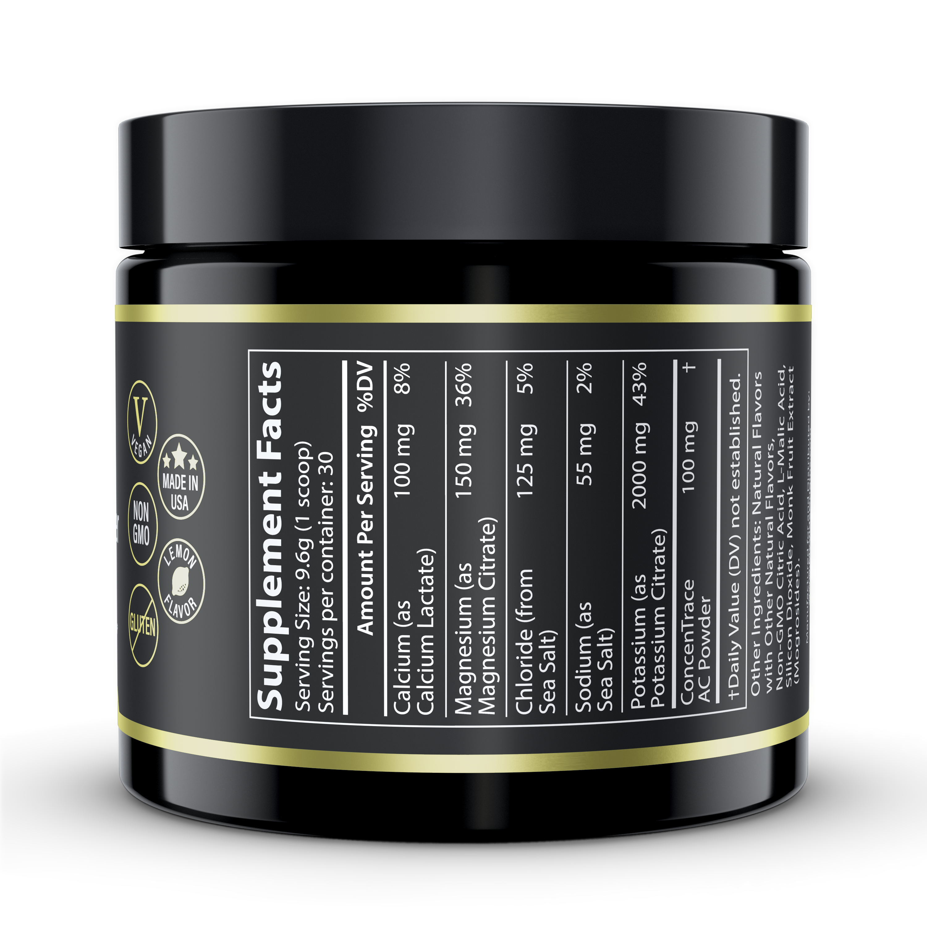 Electrolyte Powder with Potassium