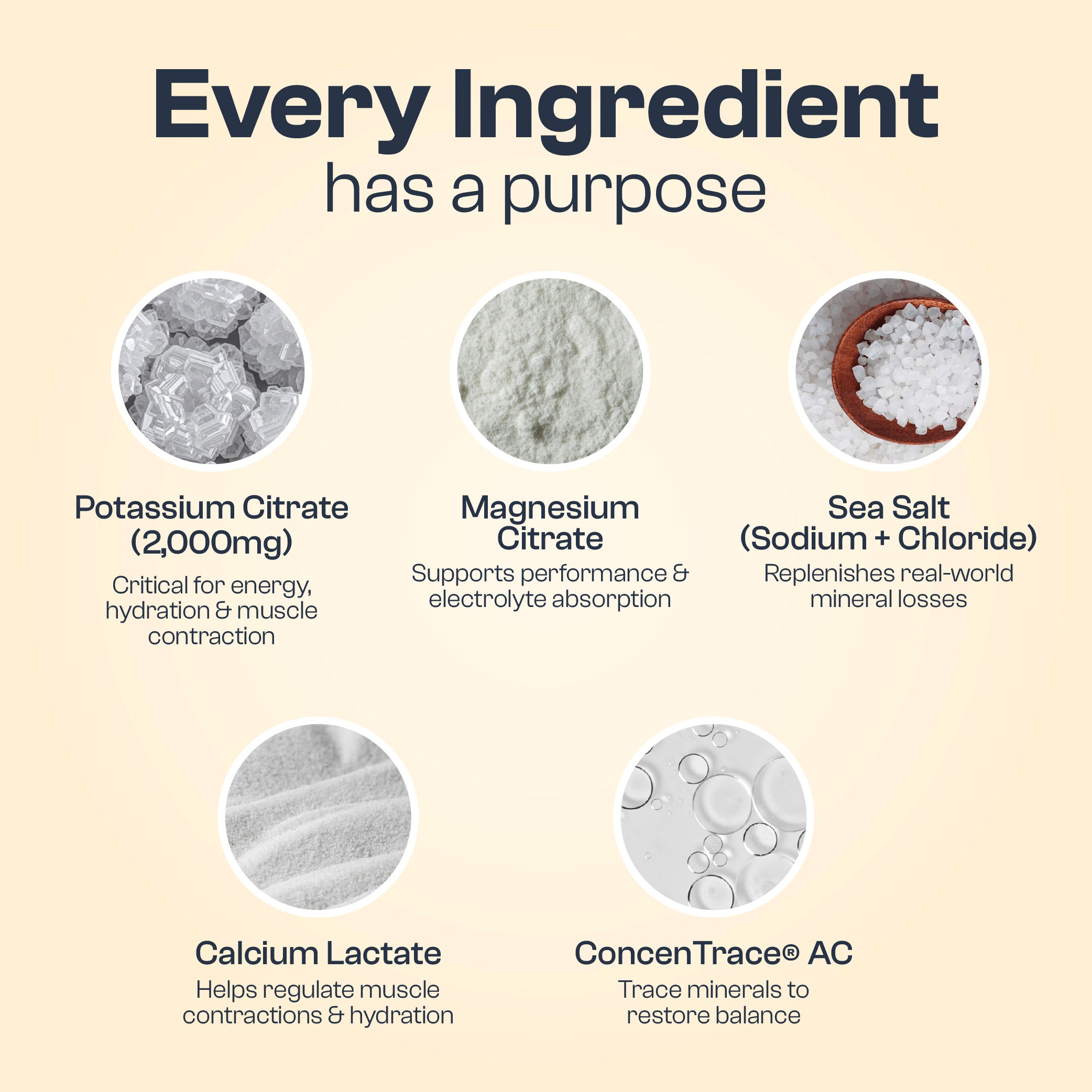 Electrolyte Powder with Potassium